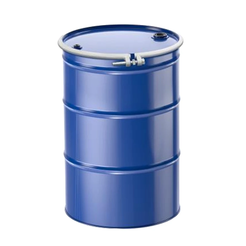 Botti in acciaio con coperchio aperto